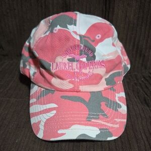Kids Camo Cap - Pink and Gray